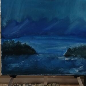 This painting is an Original painting by me I call it nightfall